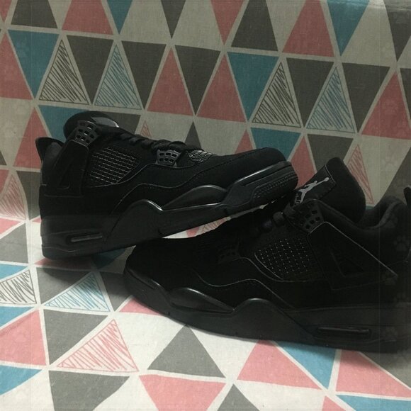 Black cat air Jordan 4 retro - Picture 4 of 5